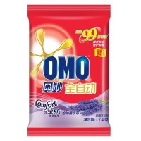 奥妙(OMO) 全自动无磷洗衣粉1.7kg 含金纺馨香精华 怡神薰衣草(新老包装随机发货)[联合利华]