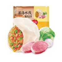 思念 猪肉白菜灌汤水饺400g