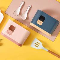 [多功能置物架 ]LISM筷子筒餐具收纳盒家用筷笼筷子篓放勺子置物架子厨房沥水分格桶托