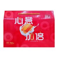 嘉能奶倍多蛋糕 心意加倍礼盒装 过节送礼 精美包装 送家人送朋友 720g/盒