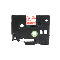 凯圣蓝 K128BH 12mm*8m/个 色带 白底红字