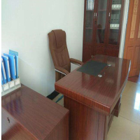 科宁板台办公桌椅带侧柜BTBGZY001