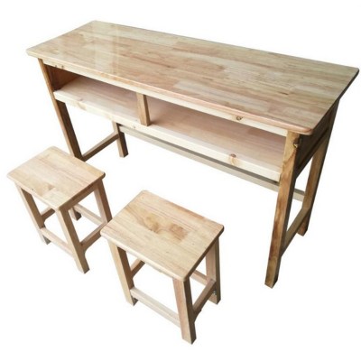 展缔双人课桌凳(橡木)规格120X40X78cm型号 001