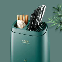 小咖猫刀具筷子消毒机家用智能紫外线烘干消毒筷子刀架器普通款