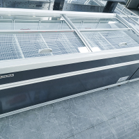 澳柯玛商用组合展示柜大容量玻璃门卧式岛柜市高端冻品柜 铜管低温负20度 牛肉雪糕急冻柜 IHCF-D1908ECVA