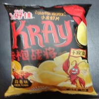 上好佳70g赤袍战将小龙虾片小龙虾味