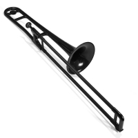 英国新款pBone皮朋塑料铜管乐器次中音降B调长号初学考级演奏黑色