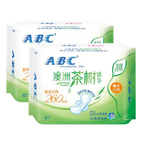 ABC亲柔立围量多日用轻透薄网感棉柔卫生巾260mm*8片