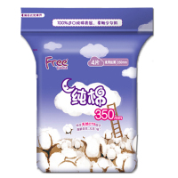（苏宁小店）(Q35)飞纯棉夜用350卫生巾4片