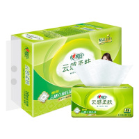 心相印云感系列110抽三层立体压花塑装纸面巾(10包装)