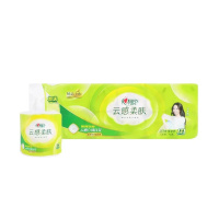 BT5410心相印云感柔肤150克10粒装四层立体压花卷筒卫生纸