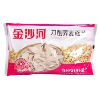 金沙河刀削荞麦面片 爽滑杂粮面条 荞麦挂面 方便速食 250g