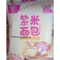 轻食官紫米面包100克