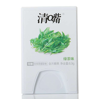 养生堂 清嘴含片绿茶味6.9g/盒