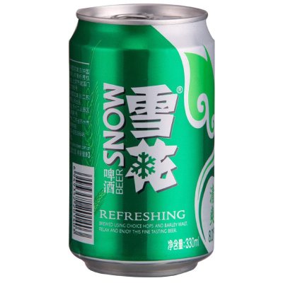 雪花啤酒清爽拉罐330ml/罐