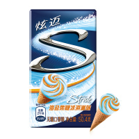 炫迈海盐焦糖冰淇淋味无糖口香糖50.4g28片装