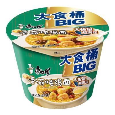 康师傅大食桶香菇炖鸡面桶面137g/桶