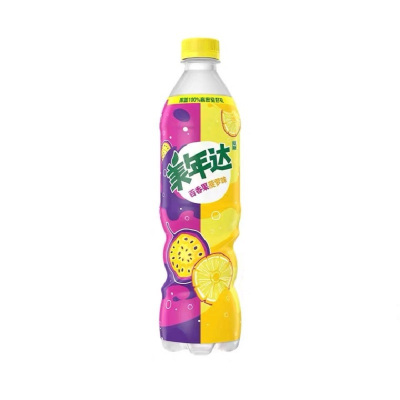 百事可乐美年达百香果菠萝味500ml