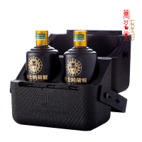 53度勇士的荣耀大师酒 酱香型白酒 整箱 500ml*2 整盒装 升级版