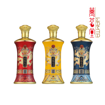 真龙天子至尊龙邮纪念酒(小龙套组)52度浓香型白酒750ml*9瓶箱装收藏酒