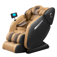 美菱 按摩椅家用智能全身豪华零重力全自动多功能电动按摩沙发椅子太空舱MI-D06 顶配棕