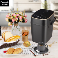 松下(Panasonic)面包机高端款多功能家用烤面包机揉面全自动变频46个菜单SD-MZX1010 黑色