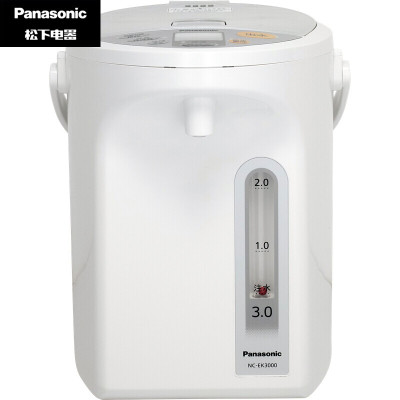 松下(Panasonic)3L电热水瓶除氯沸腾弱碱水全自动智能保温烧水壶热水壶电水瓶 NC-EK3000