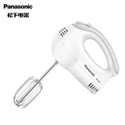 松下 (Panasonic)和面厨师 家用全自动多功能料理机 打奶油机 打蛋器 多功能搅拌机 MK-GH2HSQ灰色