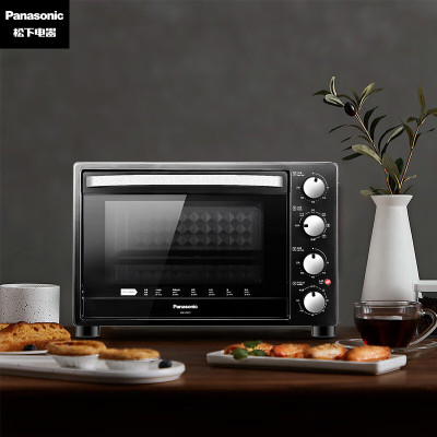 松下(Panasonic) 电烤箱NB-H3201 家用电烤箱32升大容量上下独立温控多功能烤箱家用