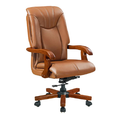 红本 HB-B351办公家具办公转椅皮艺电脑椅简约现代中班椅老板椅会议椅