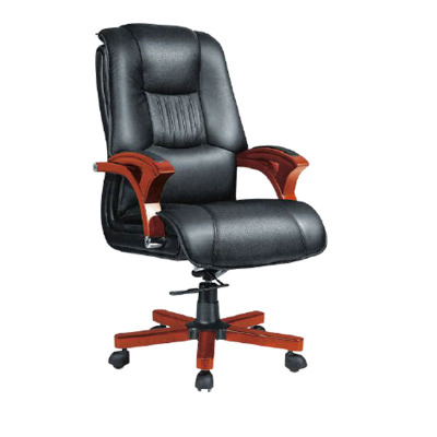 红本 HB-B361办公家具办公转椅皮艺电脑椅简约现代中班椅老板椅会议椅