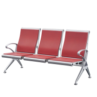 五人位机场椅 五人位排椅 红本等候椅 HB-J37P(YA)