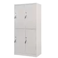 红本 HB-8977(JX)更衣柜 员工柜 宿舍更衣柜 钢制挂衣柜 寄存柜 工具柜 四门更衣柜 食堂碗柜 4门存包柜