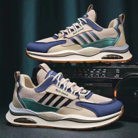 2023男鞋夏季网面透气韩版时尚休闲跑步运动鞋男青少年韩版阿甘潮鞋