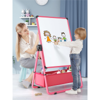 幼儿童画画板小黑板家用支架式迪玛森磁性无尘白板画架可擦宝宝写字涂鸦