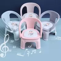迪玛森幼儿靠背椅子儿童餐椅凳子宝宝吃饭椅 滑家用板凳卡通叫叫椅A004