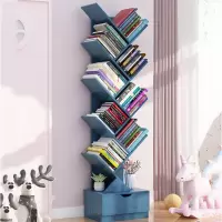 简约现代儿童书架置物架落地靠墙树形简易小型客厅书柜收纳架家用ZY-035