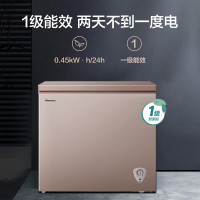 海信(Hisense)BD/BC-145NUD 145升冰柜家用小型囤货冷柜 一级能效冷藏柜冷冻柜单温 母婴母乳小冰箱