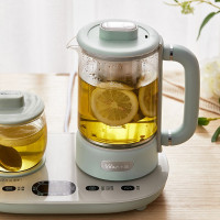 [5.1特卖]小熊(bear)养生壶花茶壶煮茶器电热水壶全自动家用办公用玻璃烧水壶YSH-C06N1 暖冬办公
