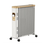 艾美特(Airmate) 取暖器 HU13-X6 油汀 13片加宽折边 2200W大功率 家用电暖气 3重安全防护