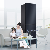 [TCL臻选]TCL R200L3-CZ 200升三门冰箱 中门宽幅变温 软冷冻即切即用 节能养鲜 纤薄机身 晶岩灰面板