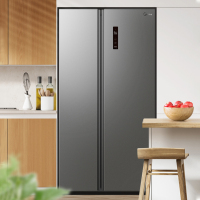 [苏宁推荐]美的(Midea)BCD-607WKPZM(E) 607L 双开门冰箱 一级能效 双变频 净味抑菌 风冷无霜