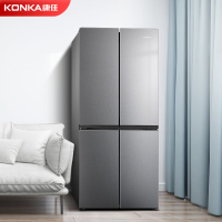 康佳(KONKA)BCD-332GY4S 十字对开门冰箱家用节能双门宽冷藏冰箱四开门冰箱