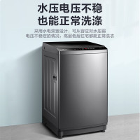 24h现发I小天鹅(Little Swan) TB100PURE6 10公斤全自动波轮洗衣机水电双宽 时尚外观