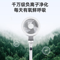 艾美特(Airmate)空气循环扇家用变频电风扇负离子净化智能风扇家居用可伸缩遥控落地扇FA18-RD70-1(绅士白)