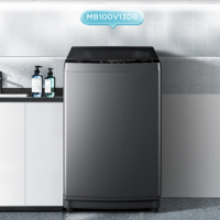 [618特卖]美的(Midea)MB100V13DB 波轮洗衣机全自动10公斤直驱变频电机 专利免清洗 立方内桶