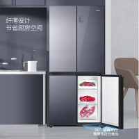咨客服查库存l海尔(Haier) BCD-470WGHTD5DS1 冰箱 70升十字对开门嵌入冰箱 阻氧干湿分储母婴三档