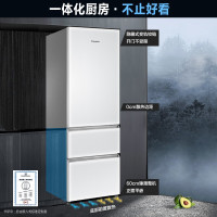 Casarte卡萨帝冰箱400升BCD-400WLCI3M4WKU1零距离自由嵌入式三门冰箱平嵌门体可调低氧窖藏白色冰箱
