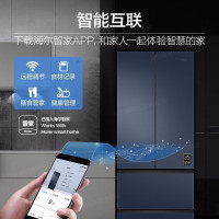 海尔(Haier)冰箱BCD-342WLHFD9DB9 342升法式多门一级能效双变频风冷无霜智能WIFI超薄新款电冰箱