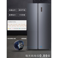 创维(Skyworth) BCD-551WKPS_星云灰 冰箱 全域净味 巡航杀菌 主动养鲜